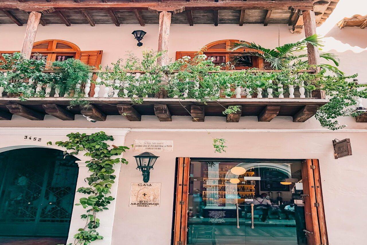 Hotel Boutique Casa Del Arzobispado Cartagena Exterior foto