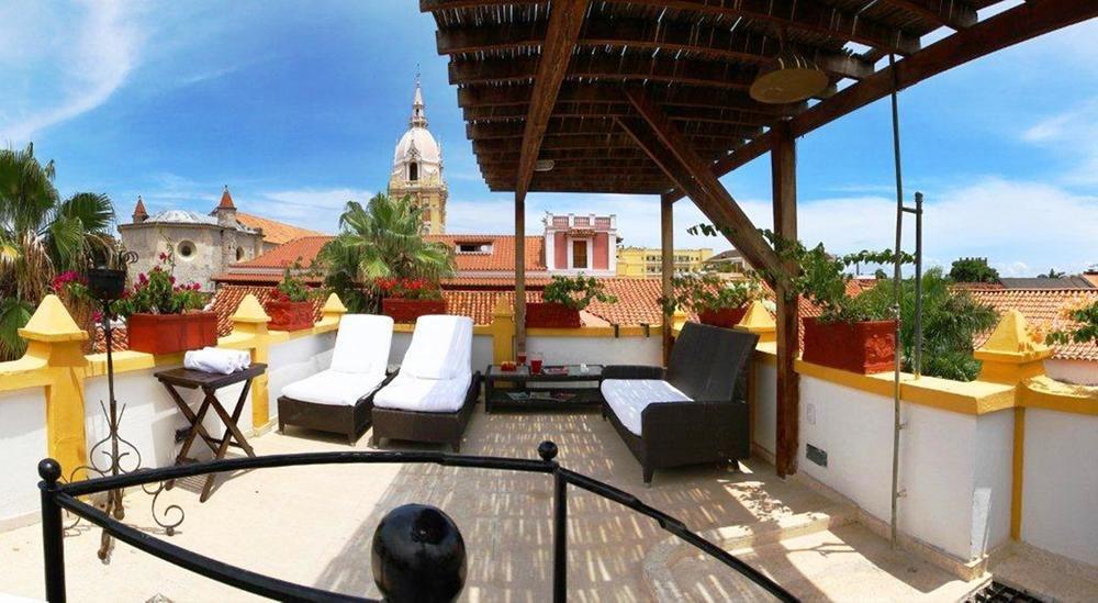 Hotel Boutique Casa Del Arzobispado Cartagena Exterior foto